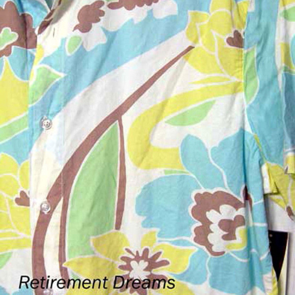 Mens Shirt S Short Sleeve NEW Rare Vintage Blue - Picture 2 of 4